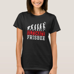 Ultimate Frisbee Evolution Flying Disc Sport T-Shirt
