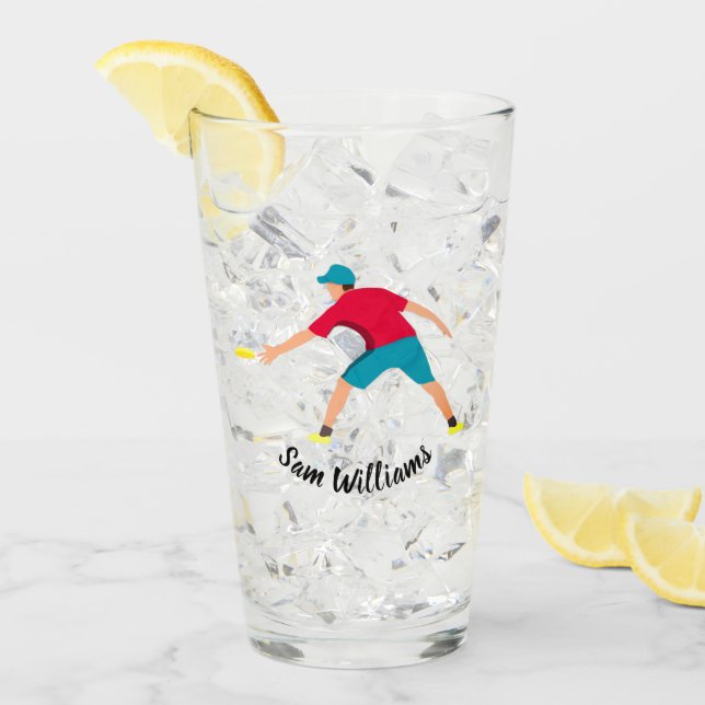 Ultimate Frisbee Glass (Front Ice)