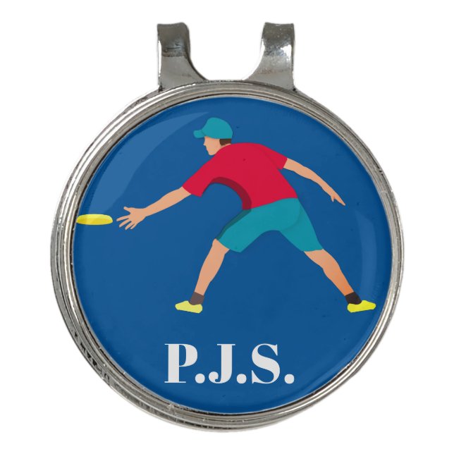 Ultimate Frisbee Golf Hat Clip (Front)