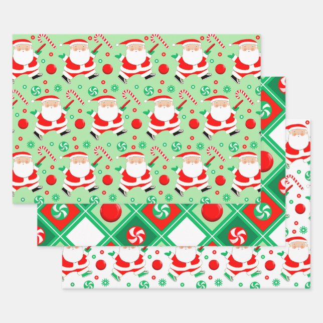 Ultimate Frisbee Holiday Gift Wrapping Paper (Set)