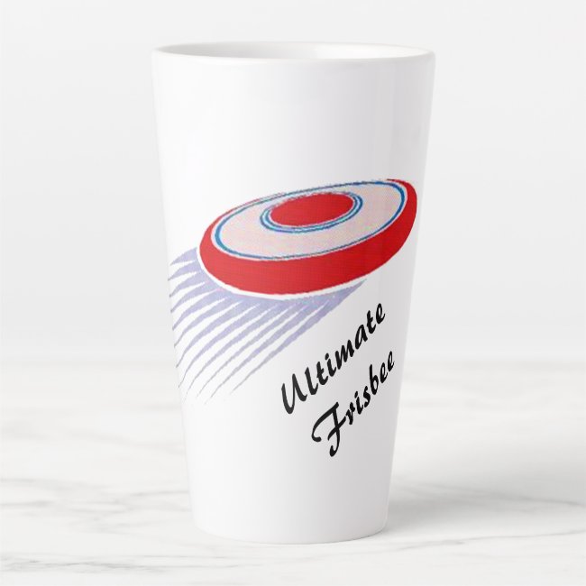 Ultimate Frisbee Latte Mug