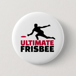 Ultimate Frisbee Pinback Button