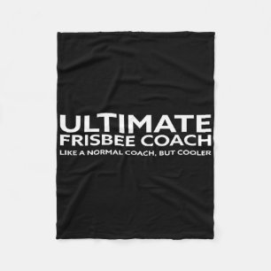Ultimate Frisbee Player Coach Disc Golf Men Women  Fleece Blanket