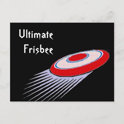 Ultimate Frisbee Postcard