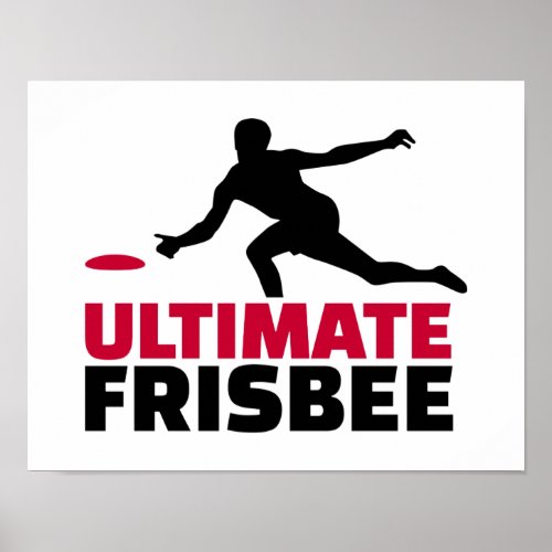 Ultimate Frisbee Poster