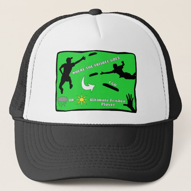 Ultimate Frisbee Rain or Shine Cap (Front)