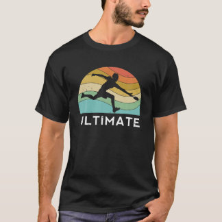 Ultimate Frisbee Retro Player Men Women Flying Dis T-Shirt