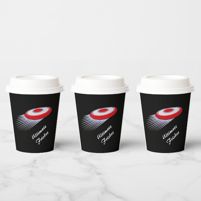 Ultimate Frisbee Set of Paper Cups