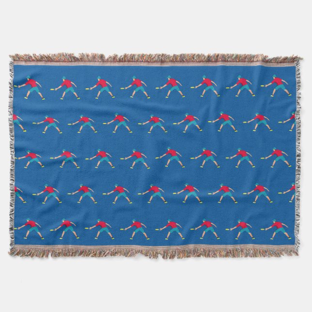 Ultimate Frisbee Throw Blanket (Front)