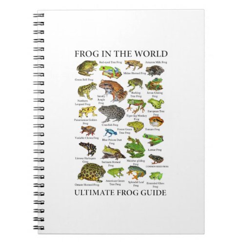 Ultimate Frog Guide Funny Frog Lover Frog Owner Fr Notebook