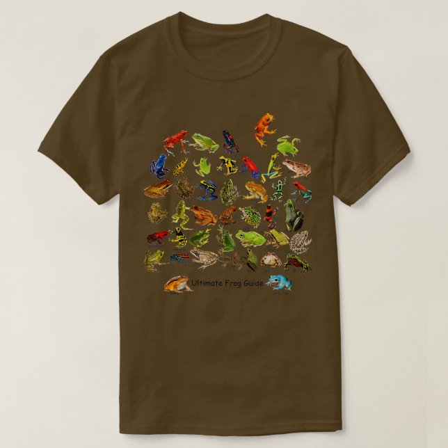 Ultimate Frog Guide Funny Frog Lover Frog Owner Fr T-Shirt (Design Front)