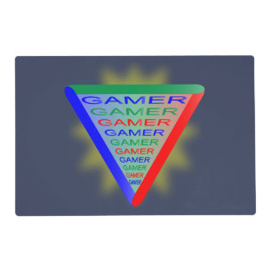 Ultimate Gamer 3 Gaming System Colors RGB Placemat
