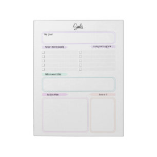 Ultimate Goals Tracker Template Notepad