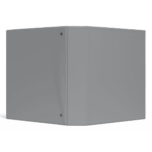 Ultimate Gray Solid Color Of Year 3 Ring Binder
