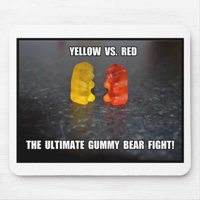 Ultimate Gummy Bear Fight Mouse Pad (Front)