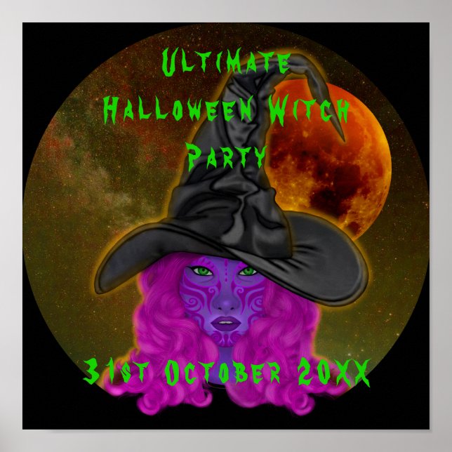 Ultimate Halloween Witch Party Oct 31st Poster (Front)