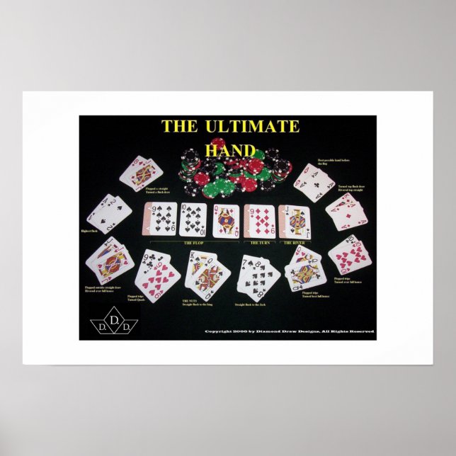 ultimate hand / bad beat poster (Front)