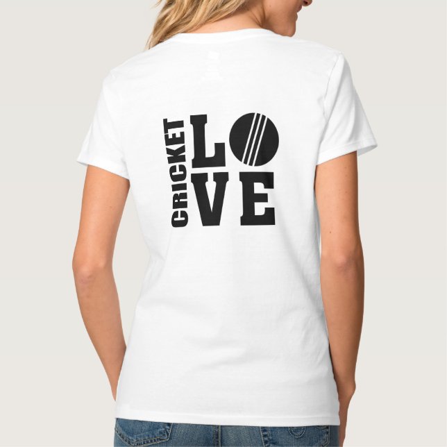 Ultimate I Love Cricket, Cricket T-Shirt (Back)