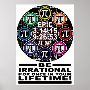 Ultimate Memorial For Epic Pi Day Symbols Poster by PiintheSky at Zazzle