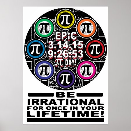 Ultimate Memorial For Epic Pi Day Symbols Poster