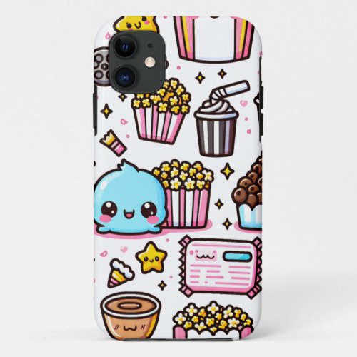 Ultimate Movie Night Party Food Extravaganza iPhone 11 Case