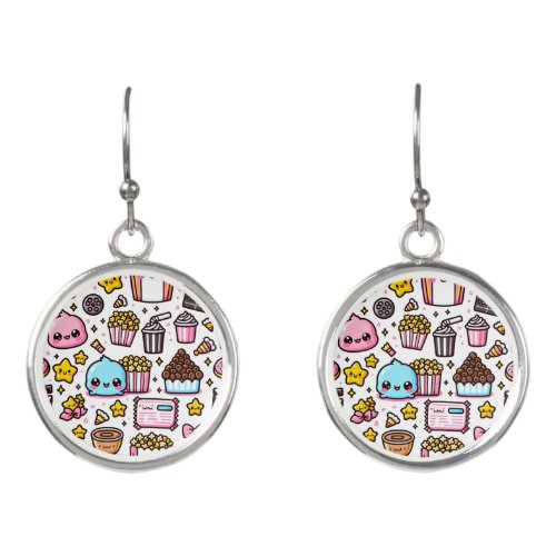 Ultimate Movie Night Party Food Extravaganza Earrings