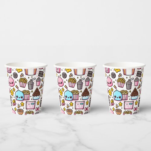 Ultimate Movie Night Party Food Extravaganza Paper Cups