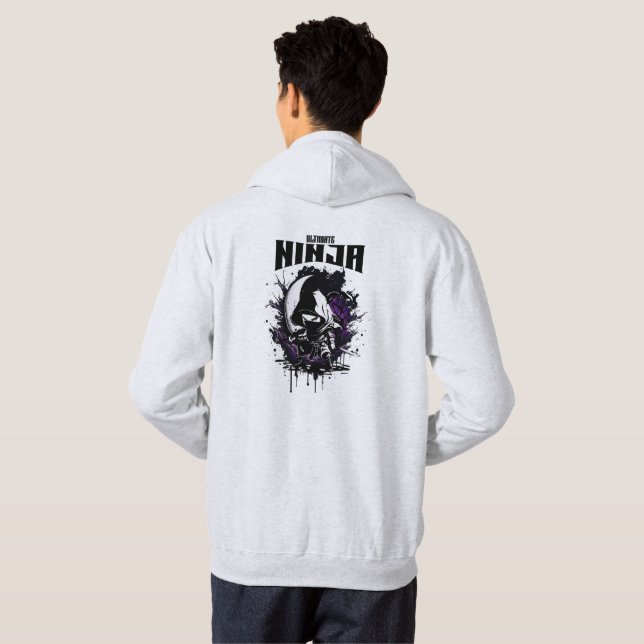 Ultimate Ninja Illustration Hoodie Sweatshirt (Back Full)