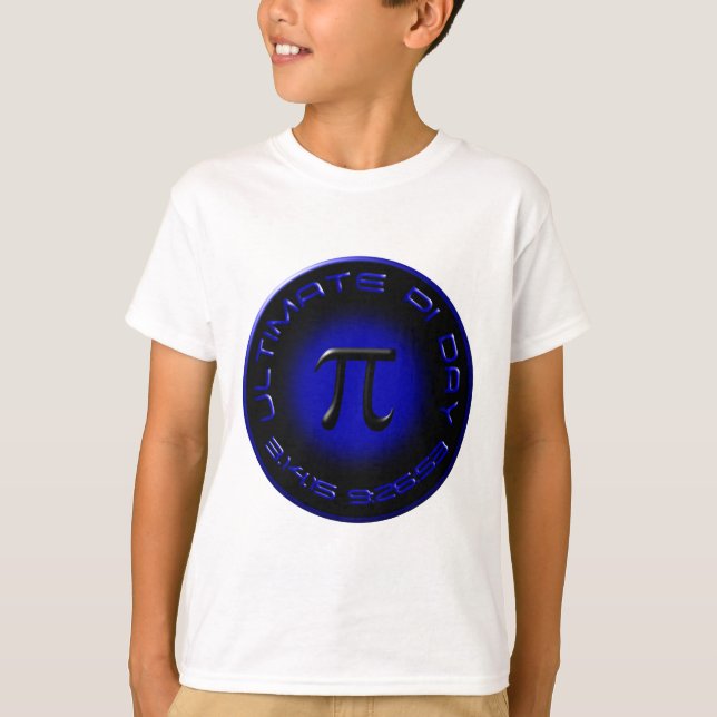 Ultimate Pi Day 2015 3.14.15 9:26:53 (blue) T-Shirt (Front)