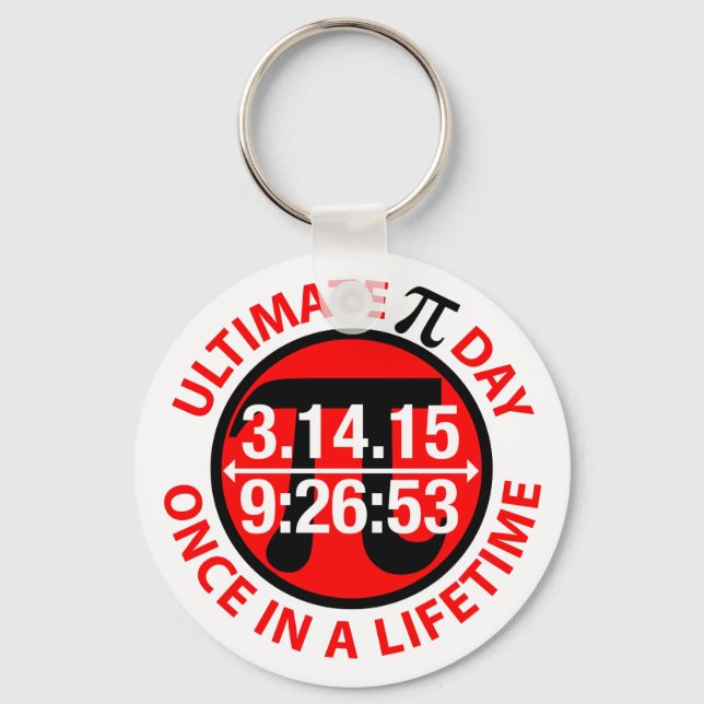 Ultimate Pi Day 2015 Keychain (Front)