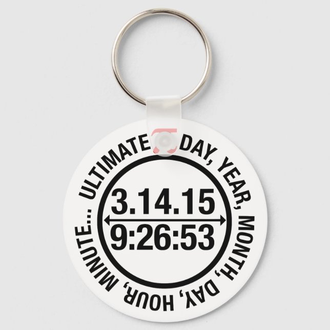 Ultimate Pi Day 2015 Keychain (Front)