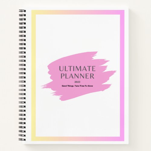 Ultimate Planner Notebook