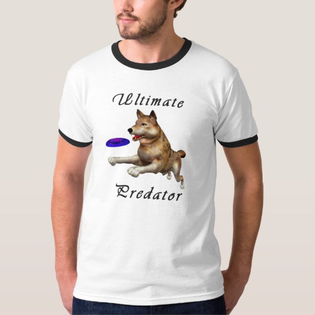 Ultimate Predator (wolf design) T-Shirt (Front)
