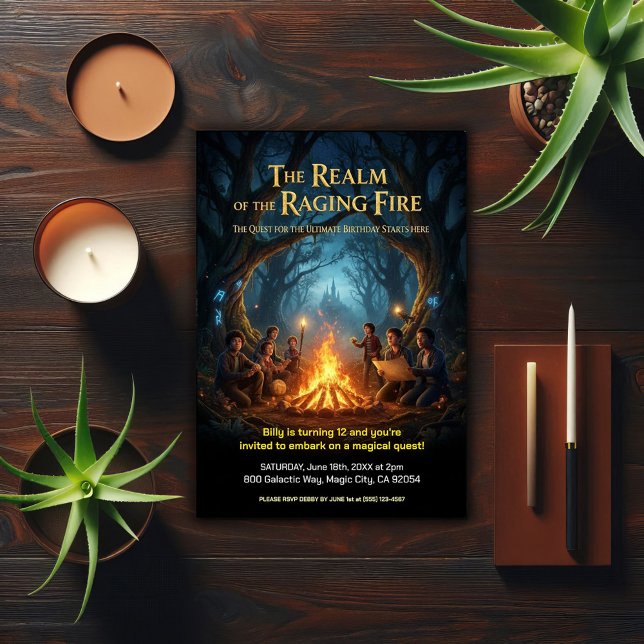 Ultimate Quest Adventure Birthday Party Invitation (Creator Uploaded)