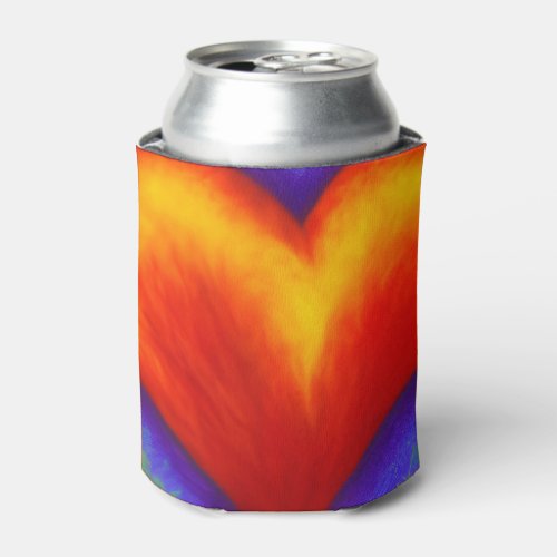 Ultimate Rainbow Heart Can Cooler Chilled Drinks Can Cooler