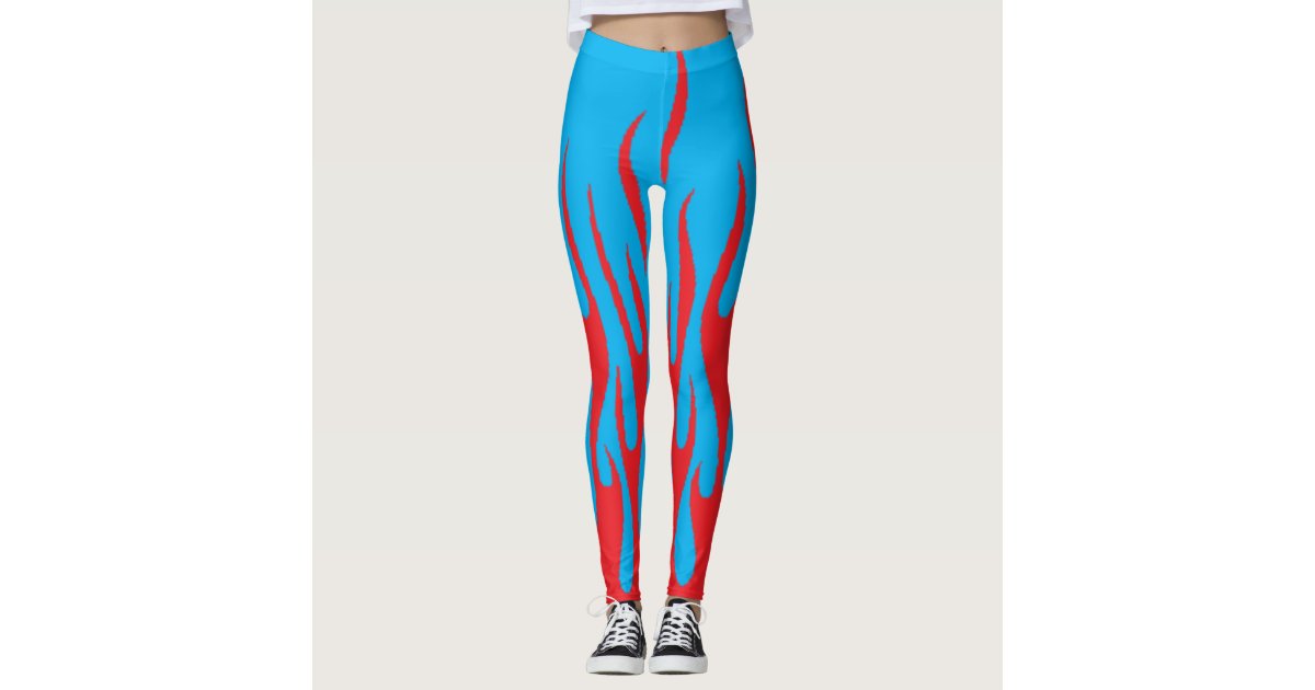 Flame Leggings for Women, Fire Leggings, Unique Legging, Yoga Pants, High  Waist Leggings, Capri Leggings, Flame Tights, Workout Leggings 