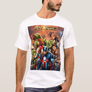 "Ultimate Showdown: Heroes vs. Corporate Gauntlet" T-Shirt