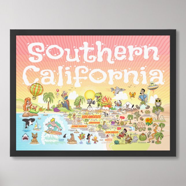 Ultimate SoCal Framed Art (Framed Front)