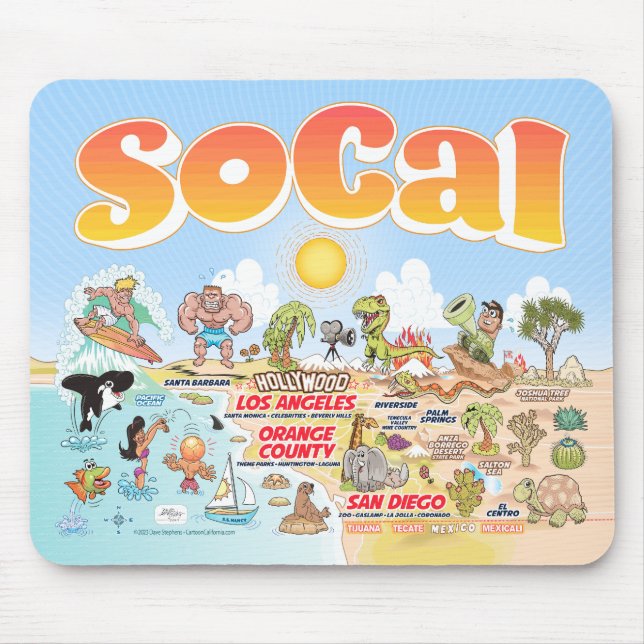 Ultimate SoCal Mouse Pad (Front)