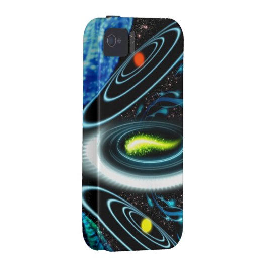 Ultimate Space Frisbee Case-Mate iPhone Case (Back/Right)
