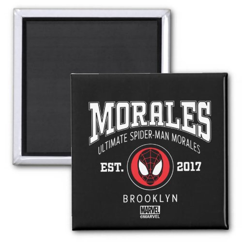 Ultimate Spider_Man Miles Morales Collegiate Logo Magnet