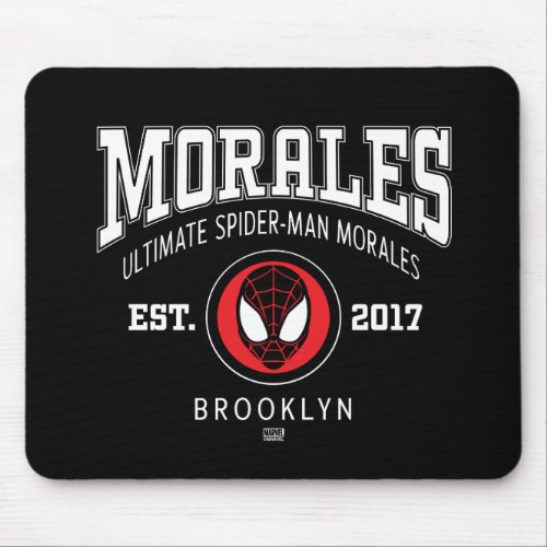 Ultimate Spider_Man Miles Morales Collegiate Logo Mouse Pad