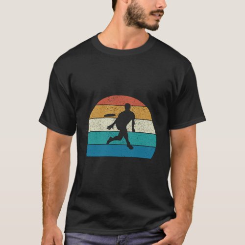 Ultimate Sport Disc Golf Player Gift Vintage Retro T_Shirt