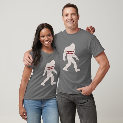 Ultimate Strong and Funny Vibes Bigfoot Sasquatch T_Shirt
