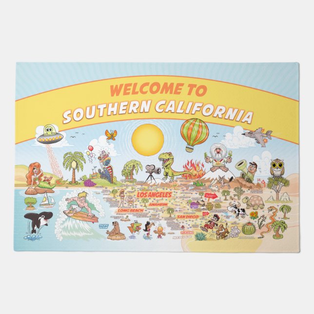 Ultimate Sunny California Doormat (Front)