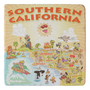 Ultimate Sunny California Marble Trivet
