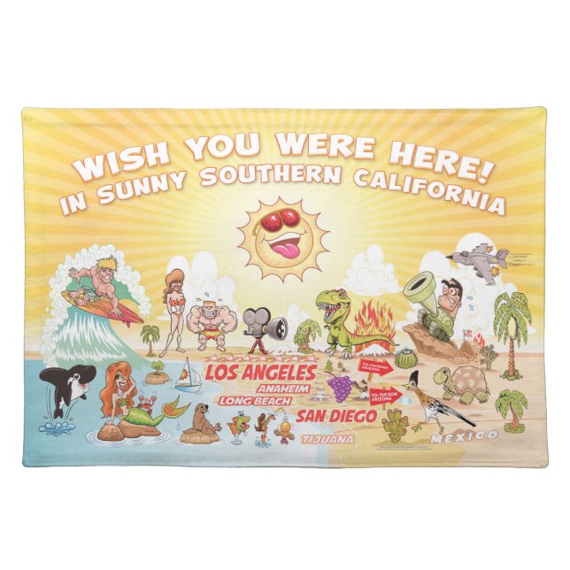 Ultimate Sunny California Placemat (Front)