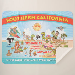 Ultimate Sunny California Sherpa Blanket