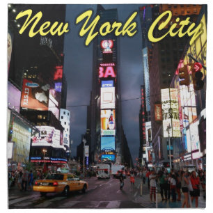 Ultimate Times Square New York City USA Cloth Napkin