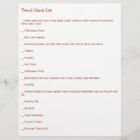 Ultimate Travel Check List for Every Kind of Trip